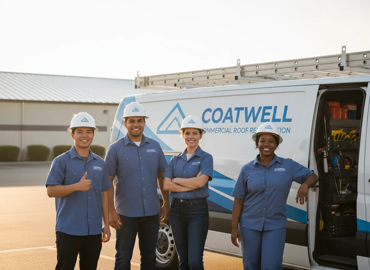 Commercial roof coating company in Mittie, LA